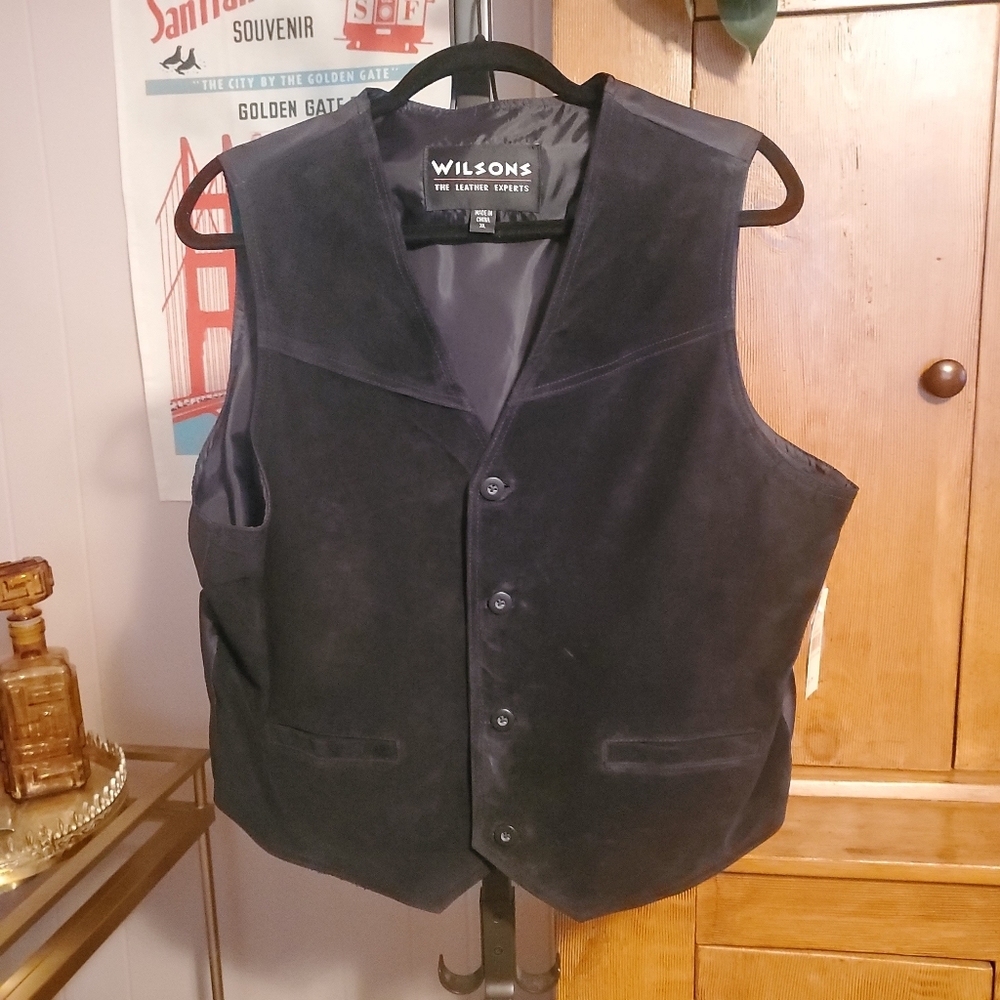 Wilson's Leather Vest Black XL
